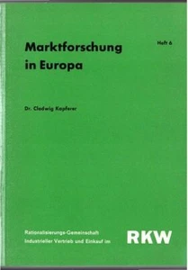 Marktforschung in Europa Kapferer, Clodwig: - Bild 1 von 1