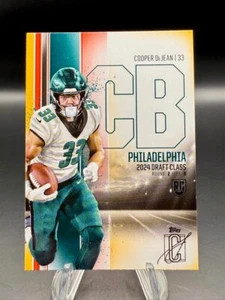 2024 Topps Signature Class - Cooper DeJean Red & Yellow (RC) #166 Eagles - Picture 1 of 2