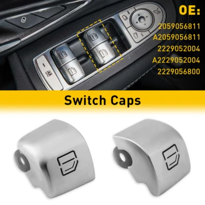Window Switch Repiar Caps SWITCH BUTTON For Mercedes-Benz S-Class 2013-2021 W222 - Image 1 of 4