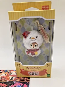 Llavero muñeco de nieve Sylvanian Families bebé ciervo Calico Critters Japón nuevo - Imagen 1 de 15