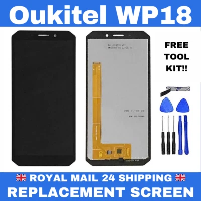 Oukitel WP18 LCD Touch Screen Display/Digitizer Replacement, 24h Shipping!