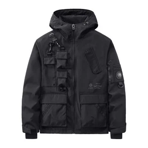 Niepce Full Zipper Streetwear Techwear Windbreaker Jackets for Men - Picture 1 of 9