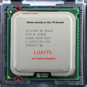 Intel Xeon X5460 3.16 GHz CPU LGA 775 Quad-Core SLANP - Imagen 1 de 4