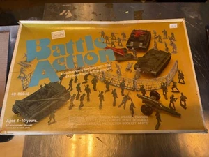 Battle Action Military Playset Sears Tank, Weasel, Cannon, Soldiers - Picture 1 of 2