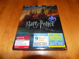 HARRY POTTER AND THE DEATHLY HALLOWS PART 2 Blu Ray DVD Digital DISC SET SEALED - Picture 1 of 3