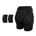 Padded Shorts with 1 Pair Knee Pads 1 Piece Hip Pad for Snowboarding Unisex