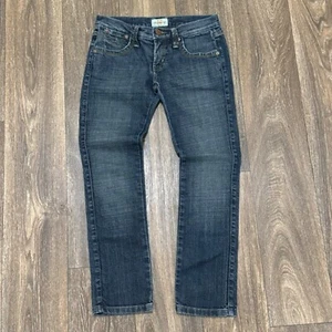 Vintage Frankie B. Jeans Damen 4 dunkle Waschung gerades Bein Denim Hosen USA Y2K 00s - Bild 1 von 14