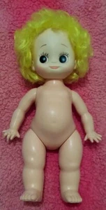 Vintage Eugene Fruit Scented Sherbet Doll 13” Plastic Yellow Hair Jointed 1970s - Picture 1 of 9