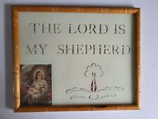 Religious Wall Art Picture Vintage Lord Foil Framed In Barrie Ontario 