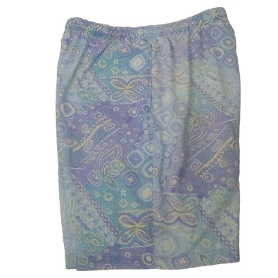 Maui Trading Co Swim Trunks XL Shorts Blue Tropical Vintage Surf Beach Cotton - Image 1 of 4