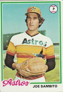 FREE SHIPPING-VG-1978 (ASTROS) Topps #498 Joe Sambito -X - Picture 1 of 1