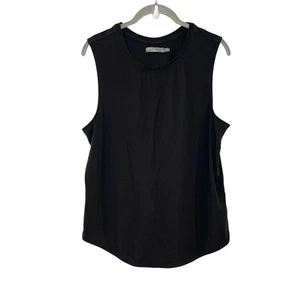 Prana Damen Rundhals High Neck Lightweight Wrap Back Solid Black Muscle Tank Gr. M - Bild 1 von 4