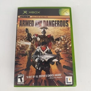 Armed and Dangerous (Microsoft Xbox, 2003) CIB Complete W/ Manual And Insert! - Picture 1 of 4