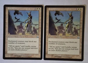 ENTANGLER x2 MTG PROPHECY 2000 MAGIC THE GATHERING UC WHITE ENCHANTMENT LP - Picture 1 of 10
