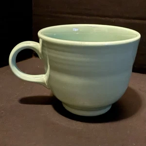 VTG Homer Laughlin Fiesta Mug Coffee Cup Teal Turquoise Kitchen Decor ~2.75” T - Picture 1 of 10