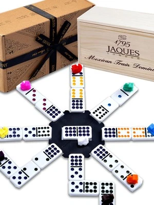 Mexican Train Dominoes Game | Family Dominoes Set for Children - Image 1 of 4
