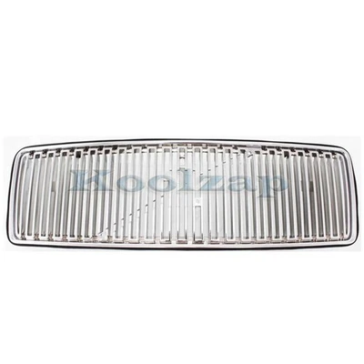 For 93-97 850 Front Grille Assembly Argent Shell & Insert with Chrome Molding - Image 1 of 4