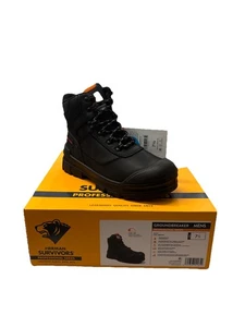 HERMAN SURVIVORS MENS SIZE 7,5 Leather Groundbreaker Steel Toe Work Boot NEW - Picture 1 of 1
