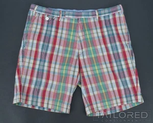 Pantalones Cortos POLO RALPH LAUREN Coloridos Madras Cuadros Algodón Para Hombre - 34 - Imagen 1 de 6