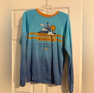 Disney Pullover Erwachsene XS blau Expedition Everest Tierreich Verbotenes Reittier - Bild 1 von 3