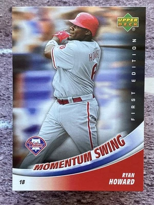 2007 Upper Deck Первое издание Momentum Swing Райан Ховард #MS-RH - Изображение 1 из 2