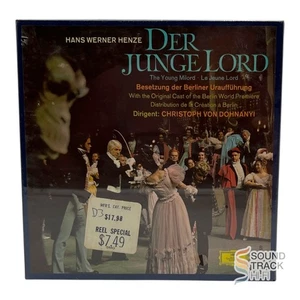 The Young Lord Der Junge Lord Henze  7 1/2 IPS Reel Tape Deutsche NEW - Picture 1 of 3