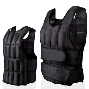 Weighted Vest 20| 15|10KG Gym Running Fitness Sports Training Weight Loss Jacket - Picture 1 of 6