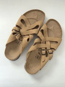 Birki's Birkenstock Germany 260 40 7,0 L9 M7 hellbraun gepflegt wenig getragen Schuhe - Bild 1 von 5