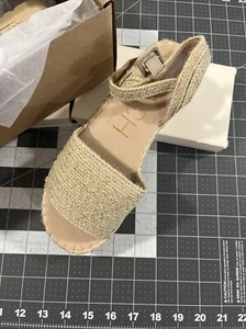 Beach by Matisse Destination Damen-Sandalen Größe 7 natürlicher Jute-Riemen – neu - Bild 1 von 9