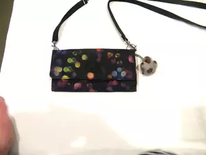 Kipling black purse, with the monkey, bubble pattern - Picture 1 of 9