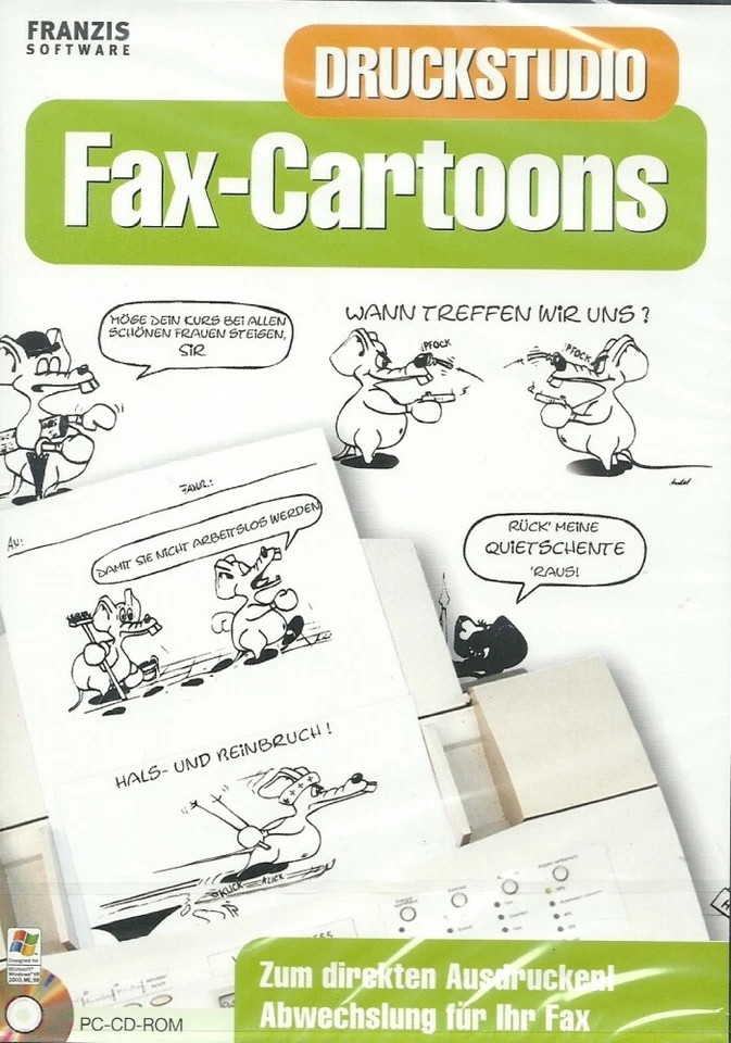 Franzis Software - Druckstudio für Fax-Cartoons NEU & OVP! - Bild 1 von 1