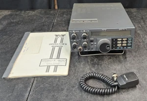 Ten Tec Delta II Model 536 HF Transceiver Ham Radio With Microphone and Manual - Photo 1/7