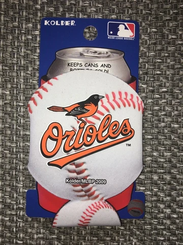 BALTIMORE ORIOLES MLB BASEBALL CAN COOLER COLLAPSIBLE INSULATED BOTTLE HOLDER Cover