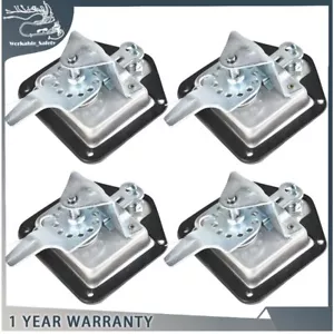 4 Trailer Door Latch T-Handle Lock Stainless Steel Keys Camper RV Truck Toolbox - Bild 1 von 10