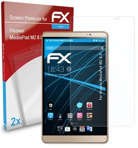 atFoliX 2x Protecteur d'écran pour Huawei MediaPad M2 8.0 clair - Photo 1/9