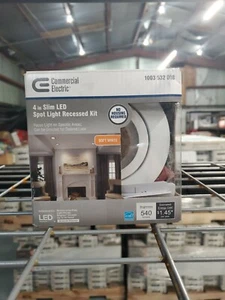 Commercial Electric Slim 4 in. Soft White Spot Light Canless LED Recessed Kit - Picture 1 of 1