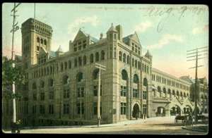C.P.R. RAILWAY STATION - WINDSOR ST. STN. MONTREAL, QUEBEC POSTCARD - Picture 1 of 1