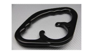 Black Passenger hand grab tank handle rail SUZUKI HAYABUSA 1340 GSXR 2008-2018 - Picture 1 of 3