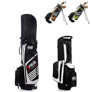 Supporto da golf leggero borsa da trasporto 14 vie divisori lunghezza intera 5 tasche cappuccio antipioggia - Foto 1 di 33