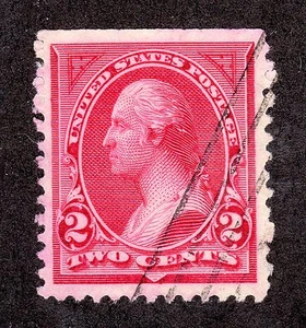 US # 250 (1894) 2c,Grade: VF/XF, Used: Washington - Picture 1 of 2
