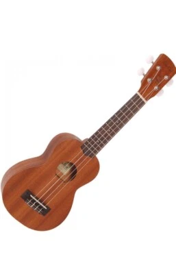 Laka Solid Mahogany Electro Acoustic Soprano Ukulele (VUS50EA) - Image 1 of 4