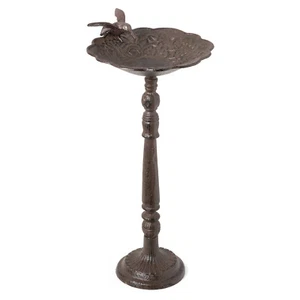Vogeltränke Gusseisen Wildvogeltränke für Garten Vogelbad mit Ständer 40cm - Bild 1 von 9
