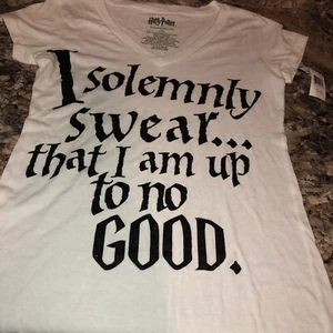 Harry Potter Shirt Women Medium I solemnly swear that I am up to no good - Picture 1 of 2
