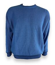 Carlo Colucci Basic Pullover Blau Neu Designer Größe M UVP: 250€