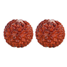  2 Pcs Hand Relaxation Small Baoding Balls Carving Crafts Accessories