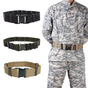 US Tactical Workwear Armed Security Belt Outdoor Sports Men's Belt Military Fan - Picture 1 of 25