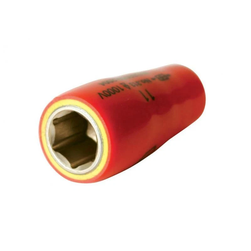 Wiha Tools 31332 Insulated Socket, 1/4" Drive, 11 mm - Image 1 of 1