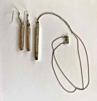 Tiffany & Co, Paloma Picasso, Sterling 925 Earring & Necklace Set. K-51 - Image 1 of 4