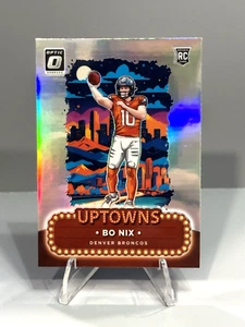 2024 Panini Donruss Optic Bo Nix Uptowns #3 Case Hit Broncos RC SSP - Picture 1 of 2
