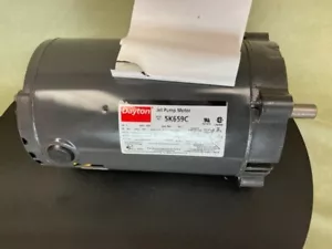 Dayton Jet Pump Motor 5K659C 1HP Capacitor Start 60HZ PH:1 Cont Duty C-Face Mnt - Picture 1 of 9